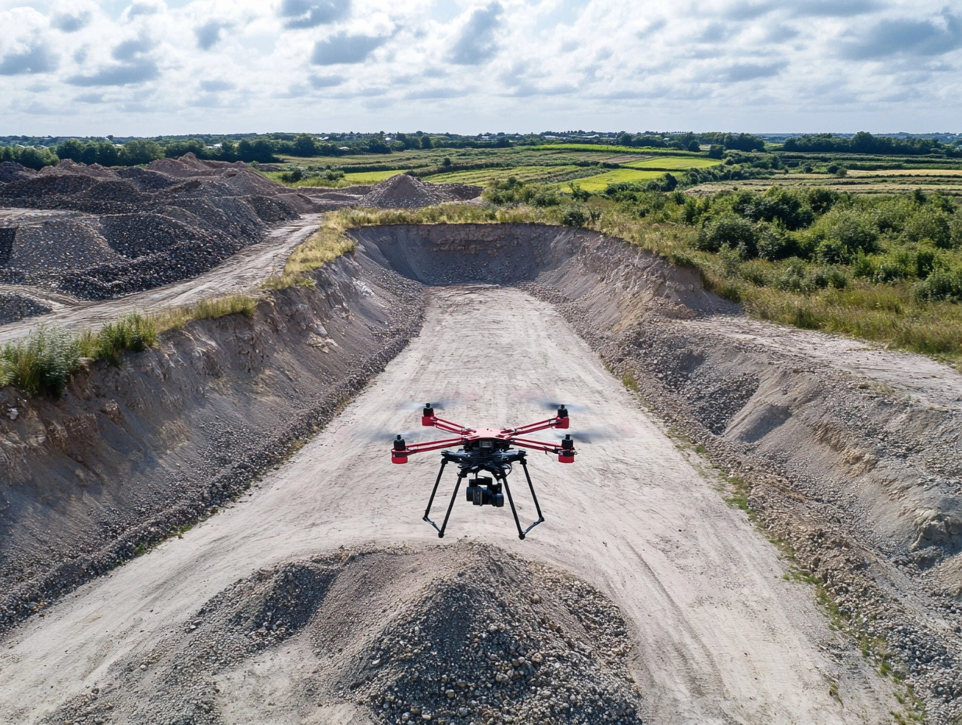 Stockpile Measurement Using Drone