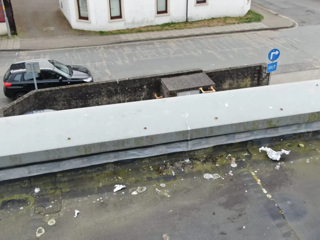 Commercial building drone survey