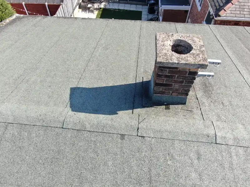 Domestic chimney drone inspection