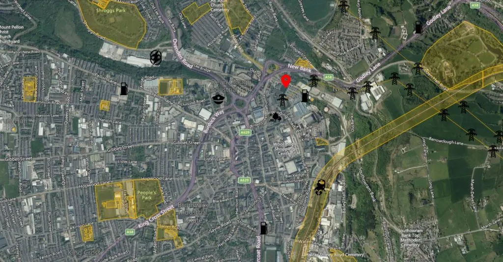 Halifax drone airspace map