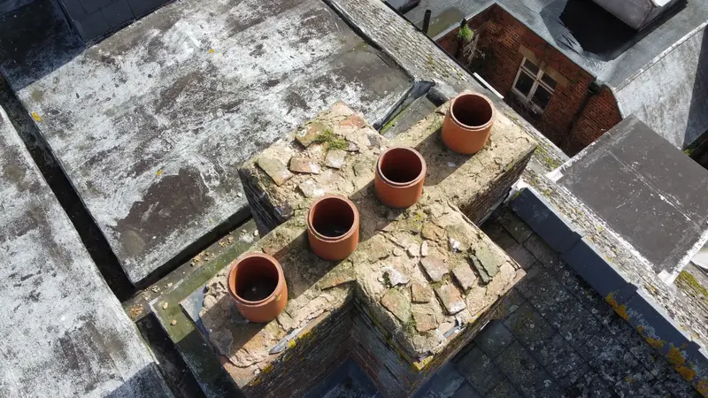 Drone roof survey in Lincoln