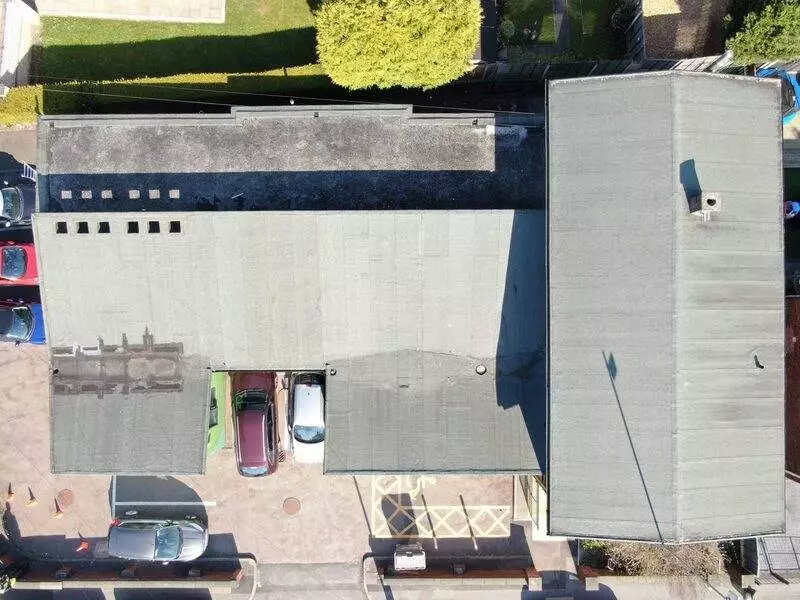 Large commercial site survey using a drone