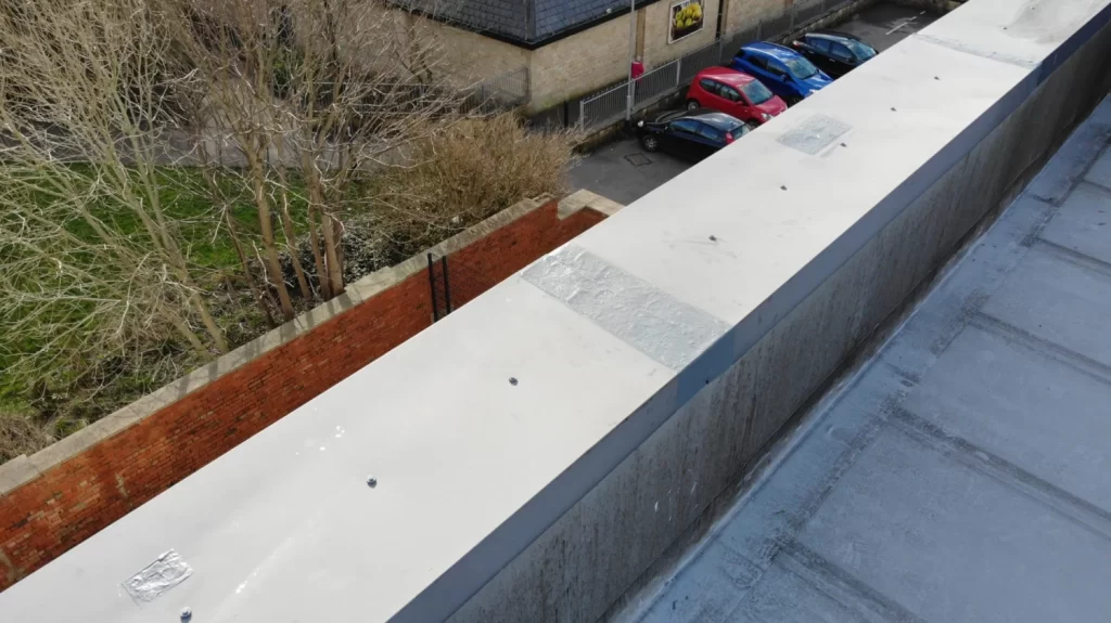 Commercial flat roof aerial survey