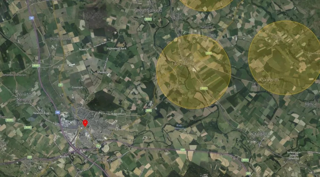 Penrith drone airspace map