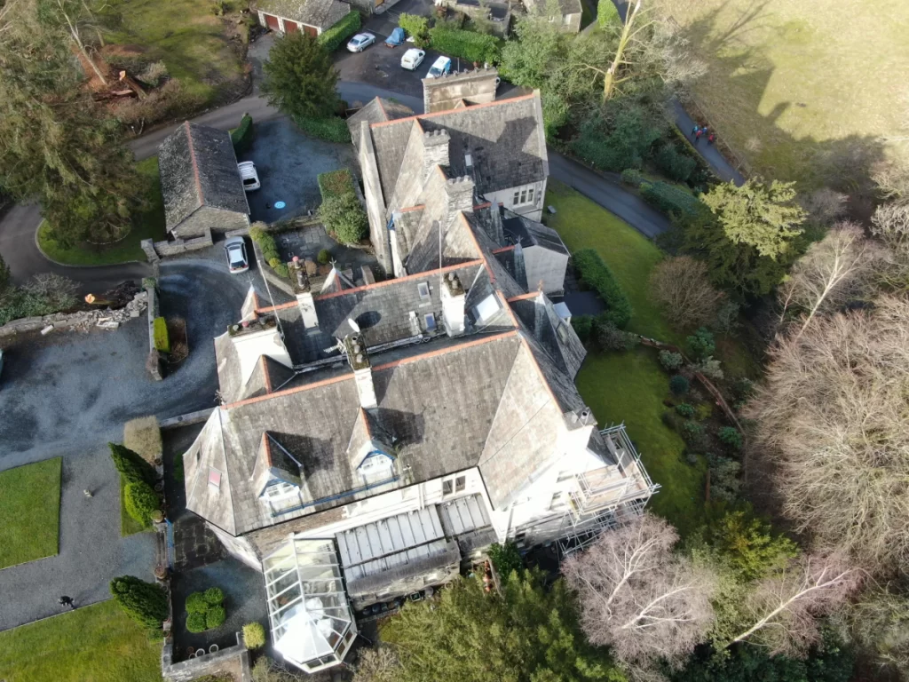 Historic building drone inspection