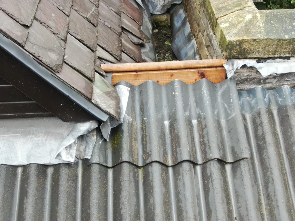 Commercial roof drone inspection in Skegness