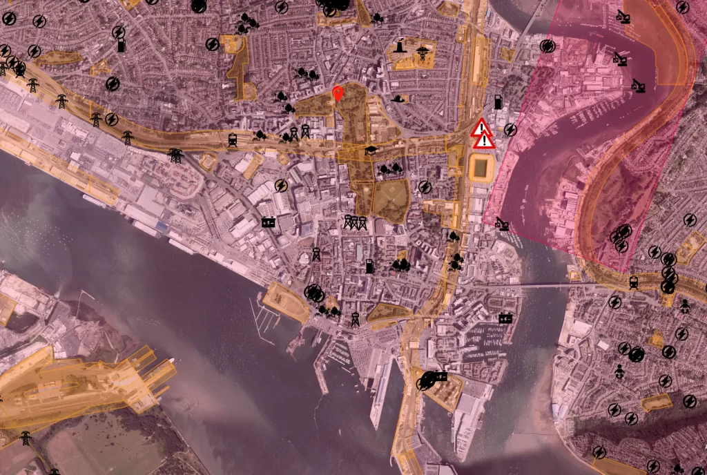Southampton drone airspace map