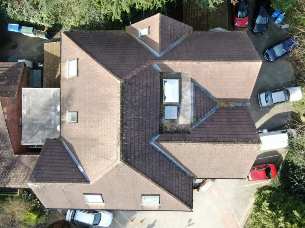 Domestic building drone survey