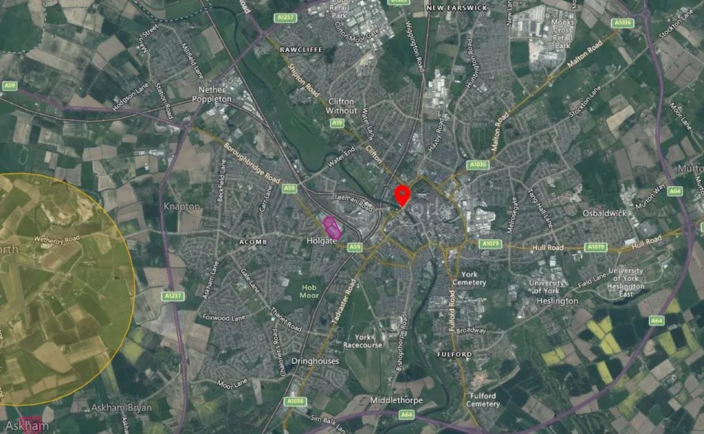 York drone airspace map